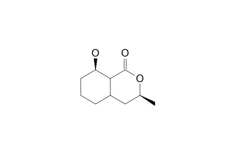 ENT-8,8A-DIHYDRO-RAMULOSIN;(3-S,4A-R,8-R,8A-S)-8-HYDROXY-3-METHYL-3,4,4A,5-TETRAHYDRO-1H-2-BENZO-PYRAN-1-ONE