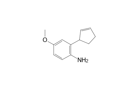 2-(Cyclopent-2-en-1-yl)-4-methoxyaniline