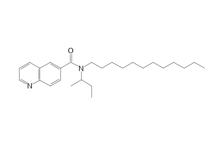 Quinoline-6-carboxamide, N-(2-butyl)-N-dodecyl-