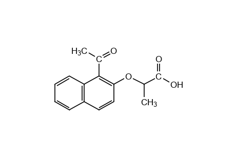 2-[(1-acetyl-2-naphthyl)oxy]propionic acid