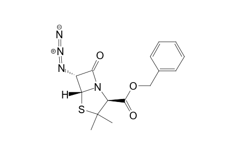 4-Thia-1-azabicyclo[3.2.0]heptane-2-carboxylic acid, 6-azido-3,3-dimethyl-7-oxo-, phenylmethyl ester, [2S-(2.alpha.,5.alpha.,6.beta.)]-