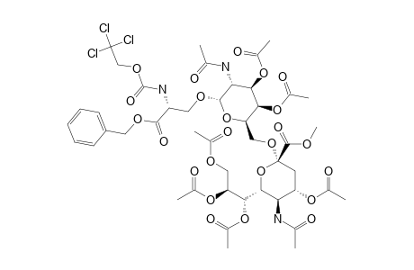 #21;O-[METHYL-(5-ACETAMIDO-4,7,8,9-TETRA-O-ACETYL-3,5-DIDEOXY-D-GLYCERO-ALPHA-D-GALACTO-2-NONULOPYRANOSYL)-ONATE]-(2->6)-O-(2-ACETAMIDO-3,4-DI-O-ACETYL-2-DEOXY