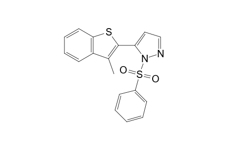 5-(3-methylbenzo[b]thien-2-yl)-1-(phenylsulfonyl)pyrazole