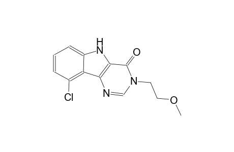 9-chloro-3-(2-methoxyethyl)-3,5-dihydro-4H-pyrimido[5,4-b]indol-4-one