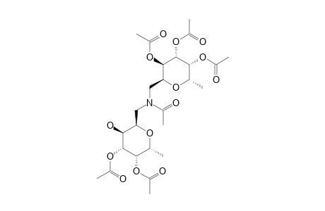 N-(2,3,4-TRI-O-ACETYL-BETA-L-FUCOPYRANOSYLMETHYL)-N'-(3',4'-DI-O-ACETYL-BETA-L-FUCOPYRANOSYLMETHYL)-ACETAMIDE