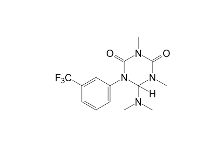 DIHYDRO-1,3-DIMETHYL-6-(DIMETHYLAMINO)-5-(alpha,alpha,alpha-TRIFLUORO-m-TOLYL)-s-TRIAZINE-2,4(1H,3H)-DIONE