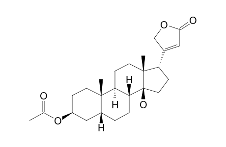 3-BETA-O-ACETYL-14-HYDROXY,17-ALPHA-(2',5'-DIHYDRO-5'-OXO-3'-FURYL)-ANDROSTANE,(5-BETA-H)