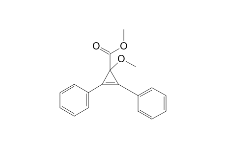 2-Cyclopropene-1-carboxylic acid, 1-methoxy-2,3-diphenyl-, methyl ester