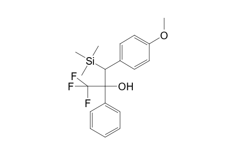 1-Phenyl-1-(trifluoromethyl)-2-(trimethylsilyl)-2-(p-methoxyphenyl)ethanol isomer