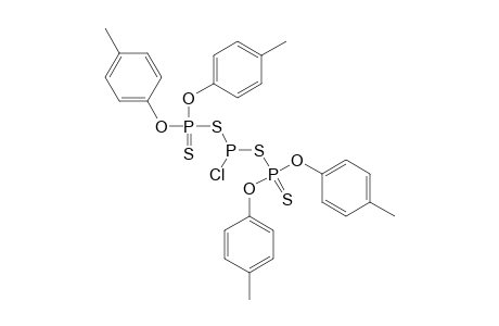 BIS-[BIS-(PARA-TOLYLOXY)-PHOSPHOROTHIOYLTHIO]-PHOSPHORUS-(III)-CHLORIDE