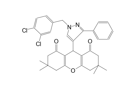 1H-xanthene-1,8(2H)-dione, 9-[1-[(3,4-dichlorophenyl)methyl]-3-phenyl-1H-pyrazol-4-yl]-3,4,5,6,7,9-hexahydro-3,3,6,6-tetramethyl-