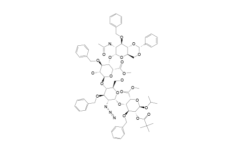 #25;METHYL-[ISOPROPYL-O-(2-ACETAMIDO-3-O-BENZYL-4,6-O-BENZYLIDENE-2-DEOXY-ALPHA-D-GLUCOPYRANOSYL-(1->4)-O-(METHYL-3-O-BENZYL-ALPHA-L-IDOPYRANOSYLURONATE-(1->4)