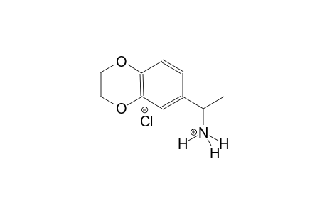 1,4-benzodioxin-6-methanaminium, 2,3-dihydro-alpha-methyl-, chloride