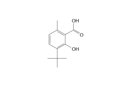 3-tert-butyl-6-methylsalicylic acid