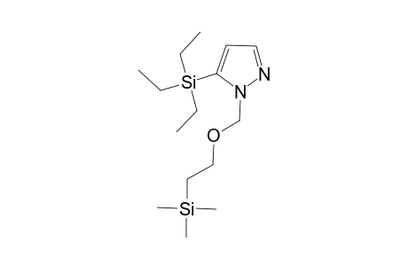 5-Triethylsilanyl-1-(2-trimethylsilanyl-ethoxymethyl)-1H-pyrazole