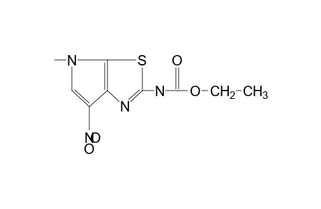 2-ETHOXYCARBONYLAMINO-4-METHYL-6-NITROPYRROLO-[3,2-D]-THIAZOL