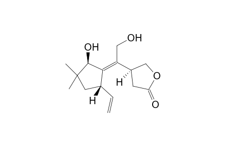 10.beta.,11-dihydroxy-5,6-seco-1,6(13)-tremuadien-5,12-olide