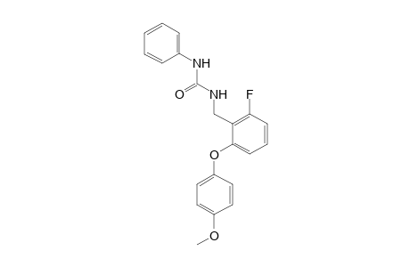 1-[2-fluoro-6-(p-methoxyphenoxy)benzyl]-3-phenylurea