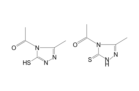 TRIAZOLE-5-THIOL, 4H-1,2,4-, 4-ACETYL-3-METHYL-,