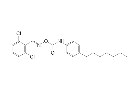 2,6-dichlorobenzaldehyde, O-[(p-heptylphenyl)carbamoyl]oxime