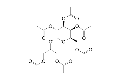 2-O-ALPHA-D-GALACTOPYRANOSYLGLYCEROL-HEXAACETATE