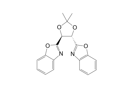 (4R,5R)-4,5-Bis(benzoxazol-2-yl)-2,2-dimethyl-1,3-dioxolane