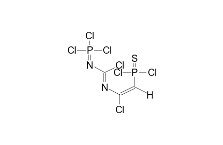 1-TRICHLOROPHOSPHAZO-4-DICHLOROTHIOPHOSPHORYL-1,3-DICHLORO-2-AZA-1,3-BUTADIENE