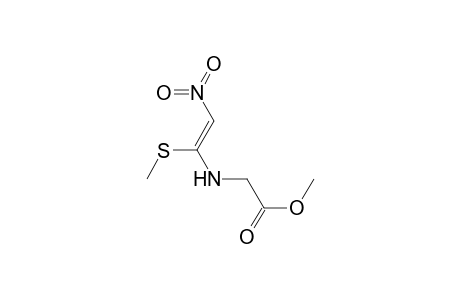 Methyl N-[1-(Methylthio)-2-nitroethenyl]glycinate