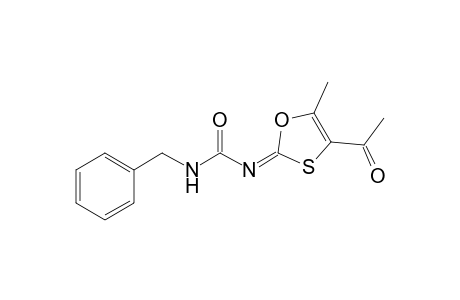 4-ACETYL-2-BENZYL-CARBAMOYLIMINO-5-METHYL-1,3-OXATHIOLE