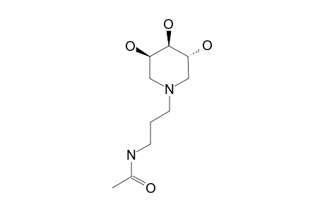 (3R,5R)-1-[3-(ACETYLAMINO)-PROPYL]-3,4,5-TRIHYDROXY-PIPERIDINE