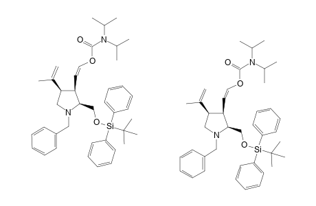 (Z)-2-[(2S,3S,4R)-1-BENZYL-2-([[TERT.-BUTYL-(DIPHENYL)-SILYL]-OXY]-METHYL)-4-ISOPROPENYLPYRROLIDINYL]-ETHENYL-DIISOPROPYLCARBAMATE