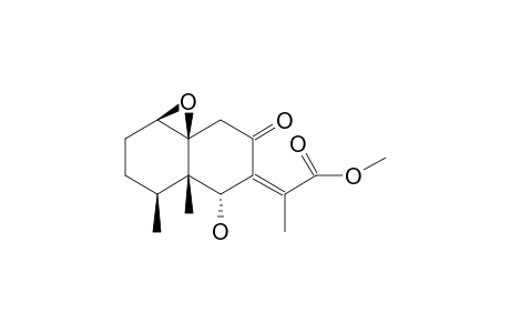 METHYL-1-BETA,10-BETA-EPOXY-6-ALPHA-HYDROXY-7(10)-EN-8-OXOEREMOPHIL-12-OATE