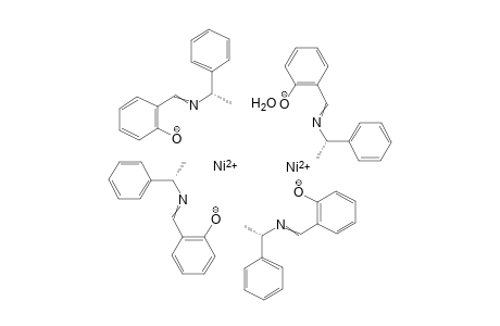 Mu-Aqua-tetrakis[(S)-N-1-(phenyl)ethylsalicylaldiminato]dinickel(II)