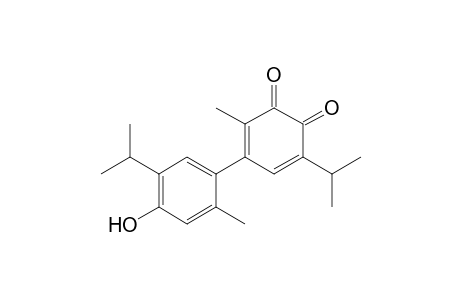 4'-HYDROXY-5,5'-DIISOPROPYL-2,2'-DIMETHYLBIPHENYL-3,4-DIONE