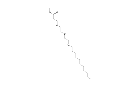 3-{2-[2-(dodecyloxy)ethoxy]ethoxy}propionic acid, methyl ester