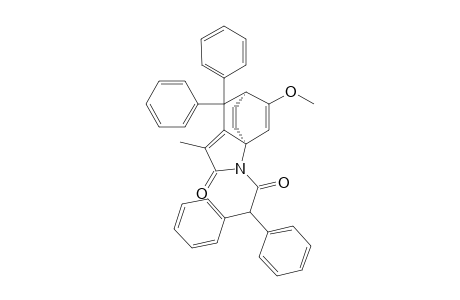 (1RS,7SR)-2-(DIPHENYLACETYL)-8-METHOXY-4-METHYL-6,6-DIPHENYL-2-AZATRICYCLO-[5.2.2.0(1,5)]-UNDECA-4,8,10-TRIEN-3-ONE