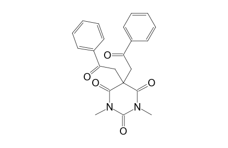 5,5-BIS-(BENZOYLMETHYL)-1,3-DIMETHYLBARBITURIC-ACID