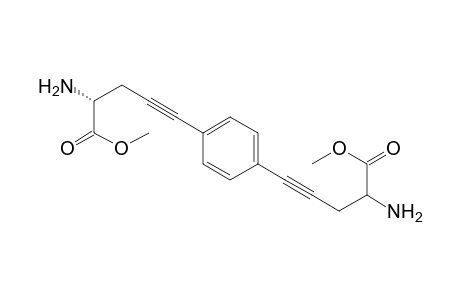 Dimethyl 5,5'-(p-phenylene)-bis[(2'R)-2-amino-4-pentynoate]