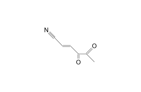 (E)-4,5-Dioxo-hex-2-ene-nitrile