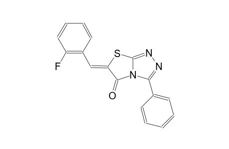 (6Z)-6-(2-fluorobenzylidene)-3-phenyl[1,3]thiazolo[2,3-c][1,2,4]triazol-5(6H)-one