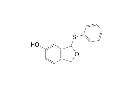 6-Hydroxy-1-(phenylthio)-1,3-dihydroisobenzofuran