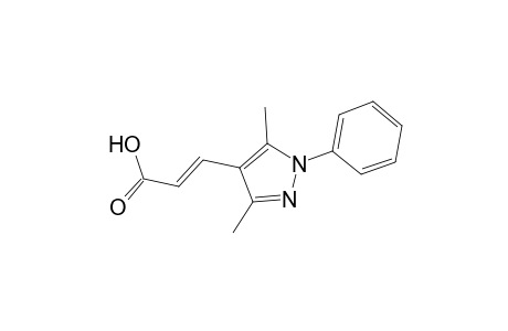 (2E)-3-(3,5-dimethyl-1-phenyl-1H-pyrazol-4-yl)-2-propenoic acid