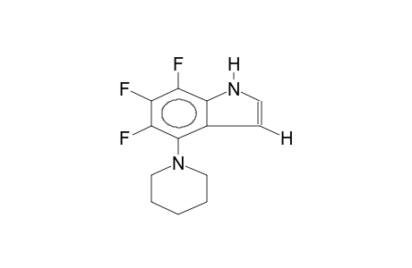 5,6,7-TRIFLUORO-4-PIPERIDINOINDOLE