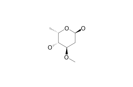 2,6-DIDEOXY-3-O-METHYL-L-XYLO-HEXOSE;L-SARMENTOSE;ALPHA-PYRANOSE