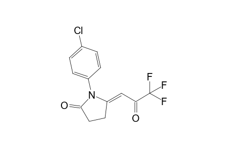 1-(4'-CHLOROPHENYL)-5-(3,3,3-TRIFLUORO-2-OXO-PROPYLIDENE)-PYRROLIDIN-2-ONE