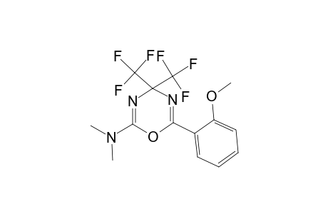 4H-1,3,5-oxadiazin-2-amine, 6-(2-methoxyphenyl)-N,N-dimethyl-4,4-bis(trifluoromethyl)-