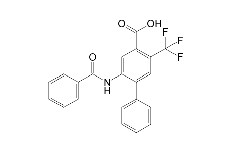 2-(BENZOYLAMINO)-5-(TRIFLUOROMETHYL)-BIPHENYL-4-CARBOXYLIC-ACID