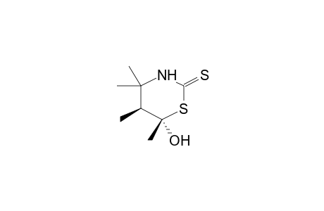 TRANS-4,4,5,6-TETRAMETHYL-6-HYDROXYTETRAHYDRO-1,3-THIAZIN-2-THIONE