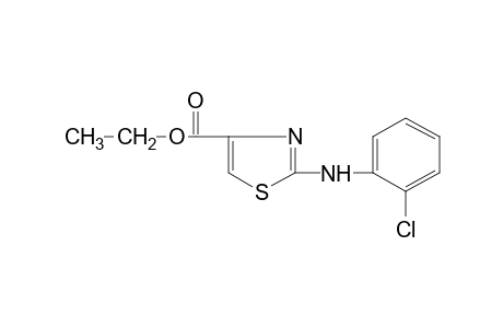 2-(o-chloroanilino)-4-thiazolecarboxylic acid, ethyl ester