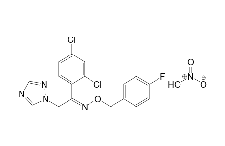 Ethanone, 1-(2,4-dichlorophenyl)-2-(1H-1,2,4-triazol-1-yl)-, O-(4-fluorophenyl)methyl oxime, conjug. acid, nitrate, salt